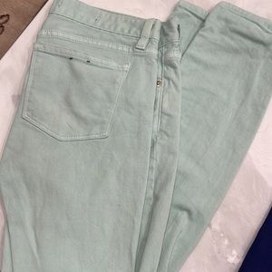 JCrew Aqua toothpick Jean